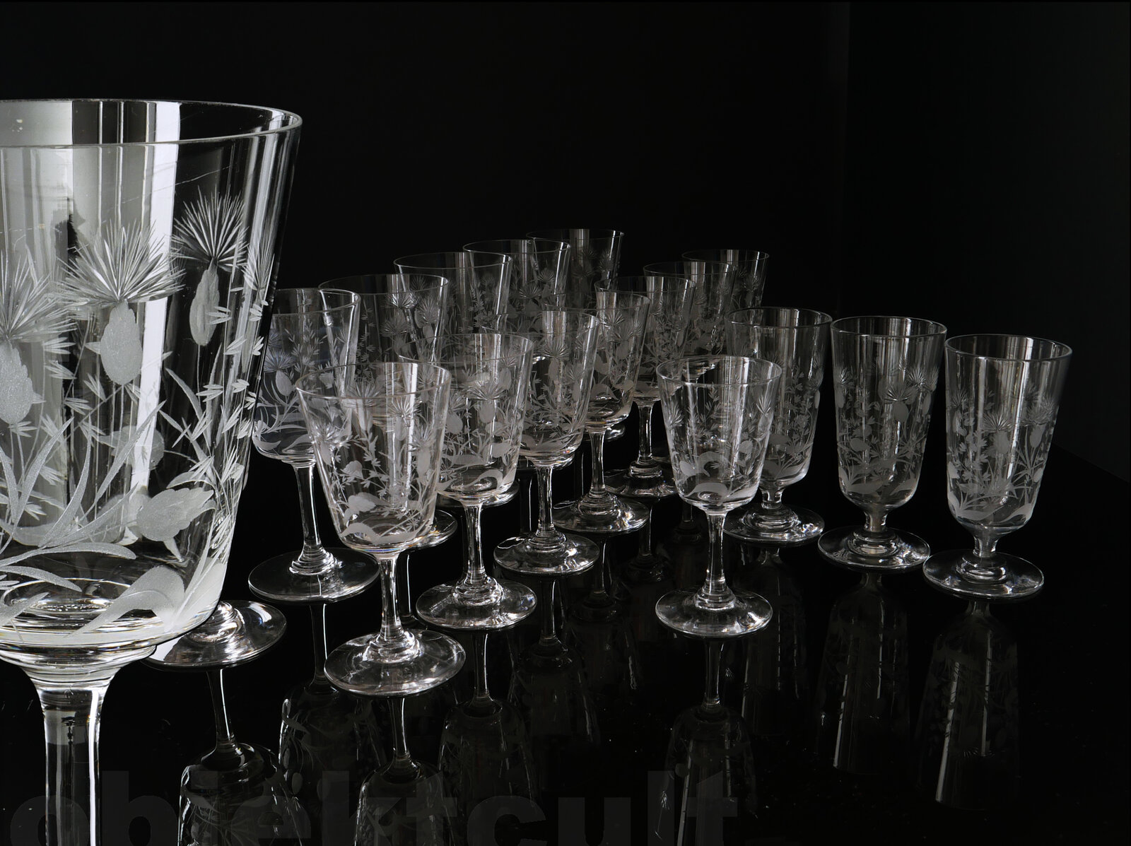 wineglasses, Weingläser, manufacturer: unknown